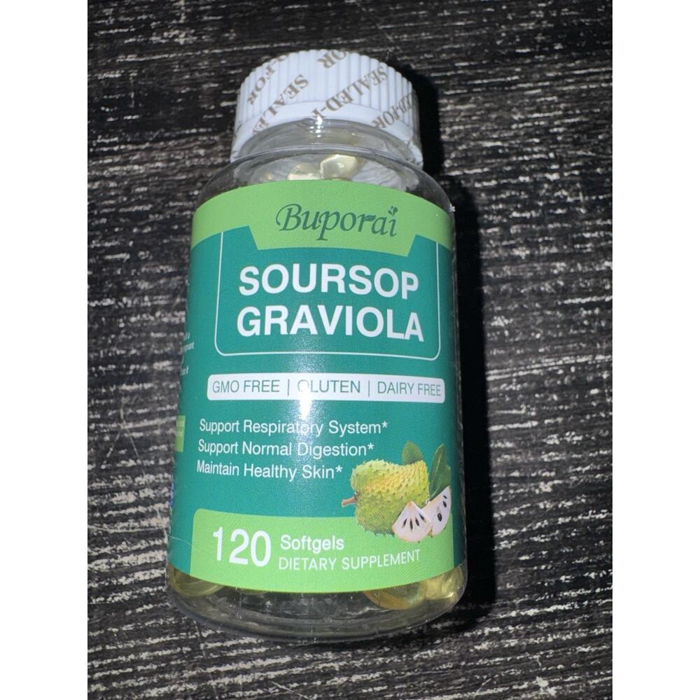 120 Soursop Graviola Immune Health, Digestion & Respiratory & Intestinal Health